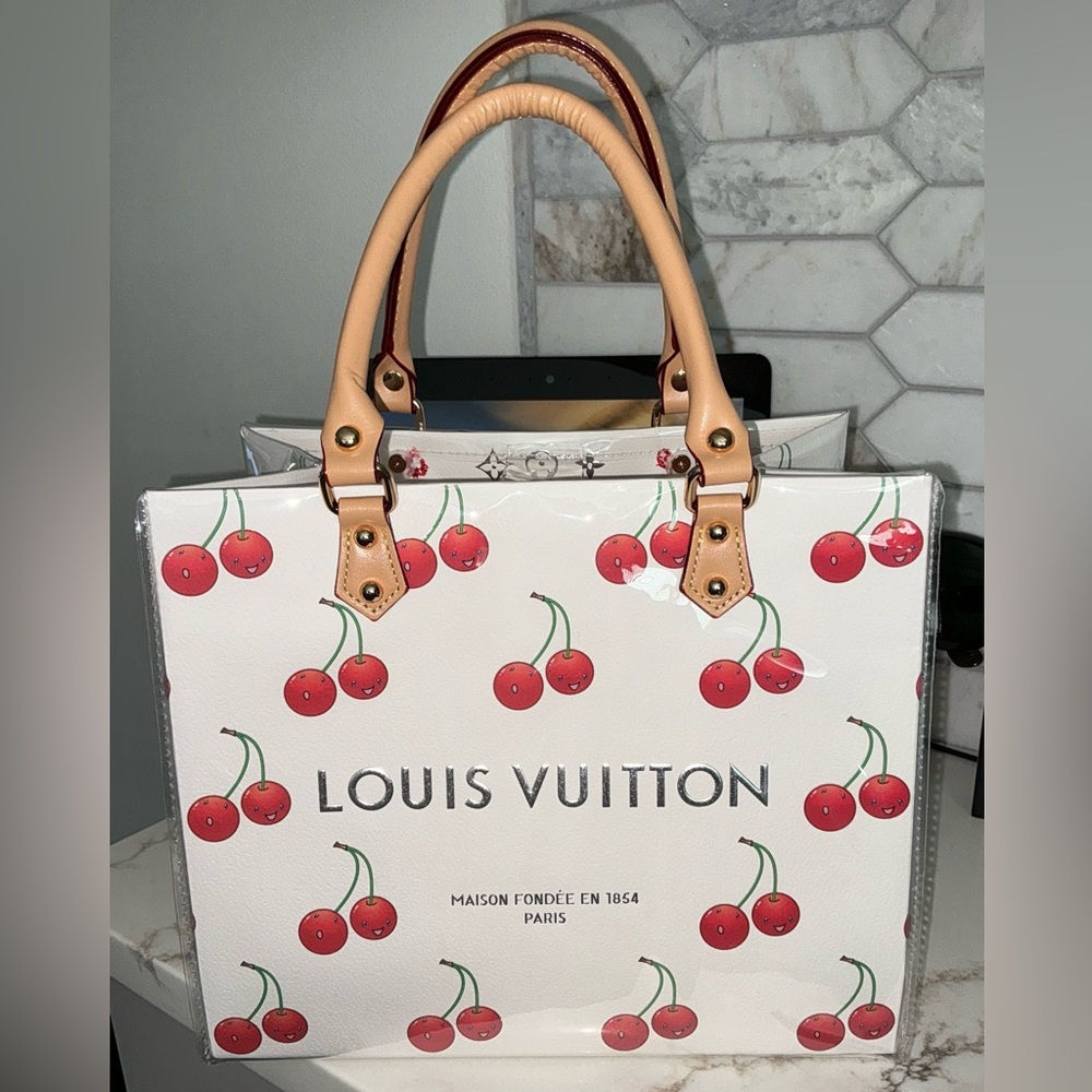 Louis Vuitton x Murakami Paper Shopping Bag with PVC Protector